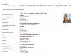 Foto von Protestantische Kirchengemeinde Neustadt - Stiftskirche 1